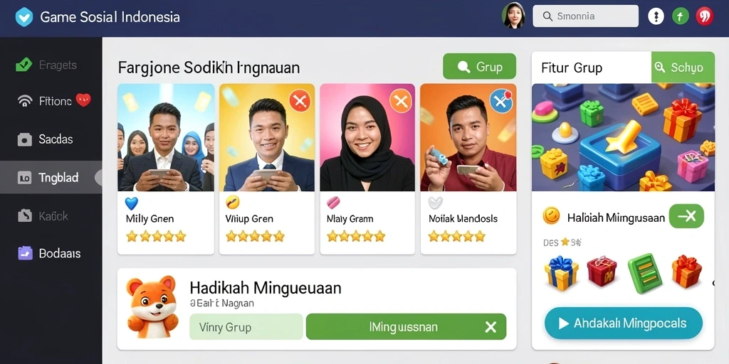 Screenshot memperlihatkan berbagai pilihan kostum untuk karakter.