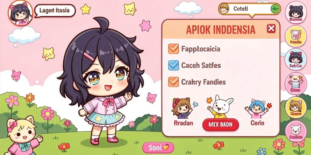 Screen shot interaksi multiplayer yang seru.