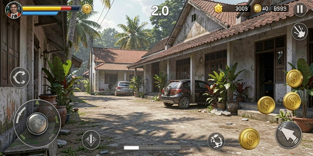 Pemandangan permainan slot yang seru dan menghibur.