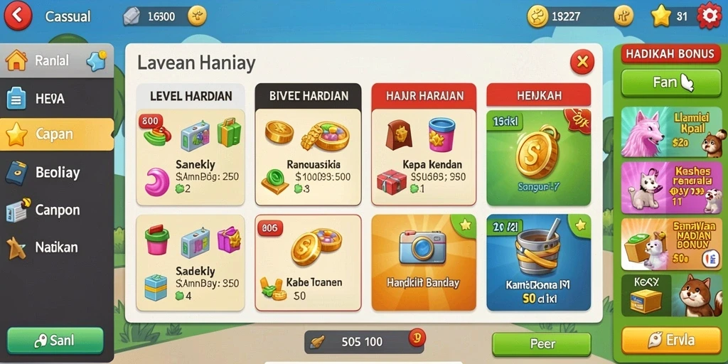 Level menantang yang siap untuk dijelajahi.