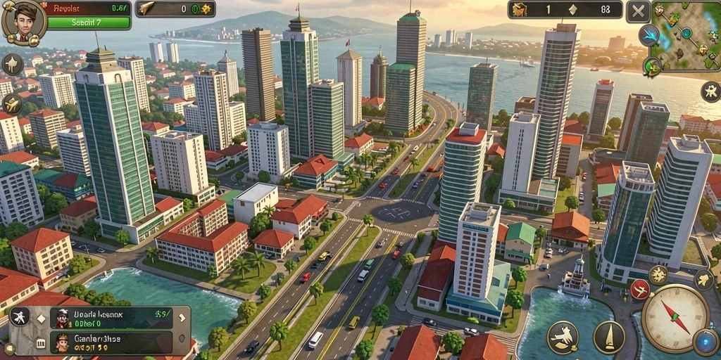 Kolaborasi dalam mode multiplayer.