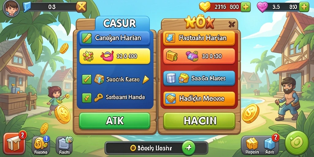 Mode permainan yang beragam dan menantang.